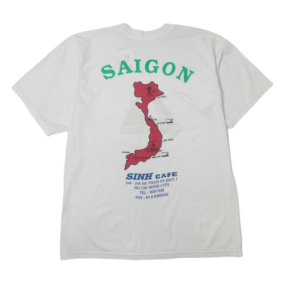 Vintage Sinh Cafe Saigon Graphic Tee L - Picture 2 of 4